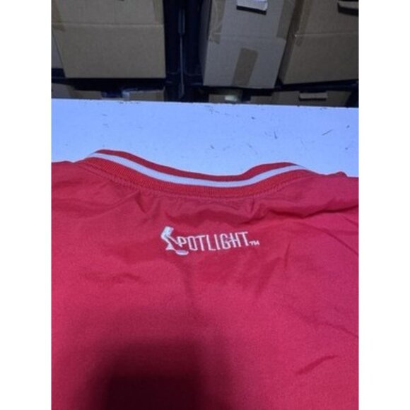 Vintage Boston University Terriers Red Pullover  Windbreaker Jacket XXL - Picture 8 of 10